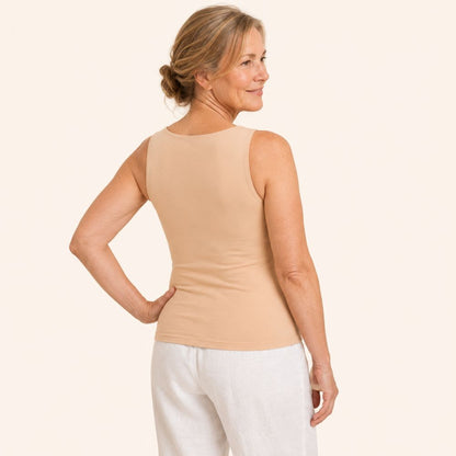 Canotta modellante comfort con reggiseno integrato
