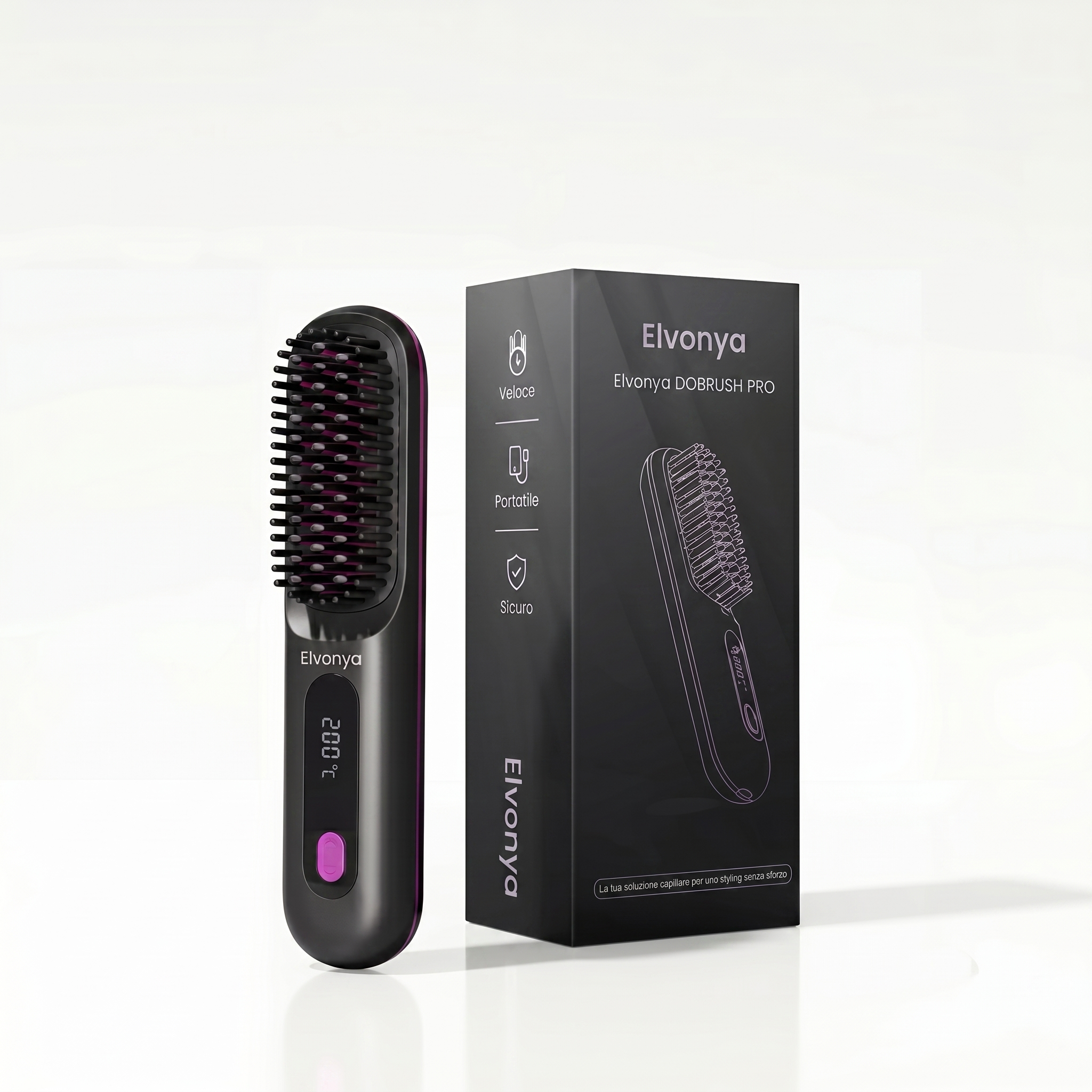 Spazzola per capelli corti