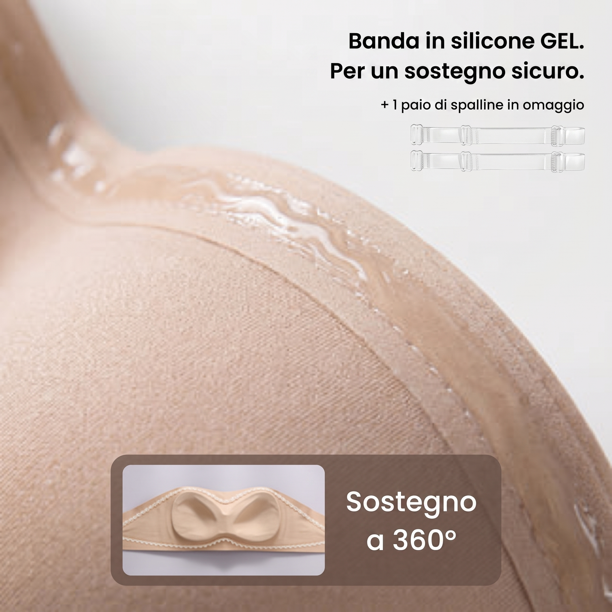 Reggiseno invisibile senza spalline